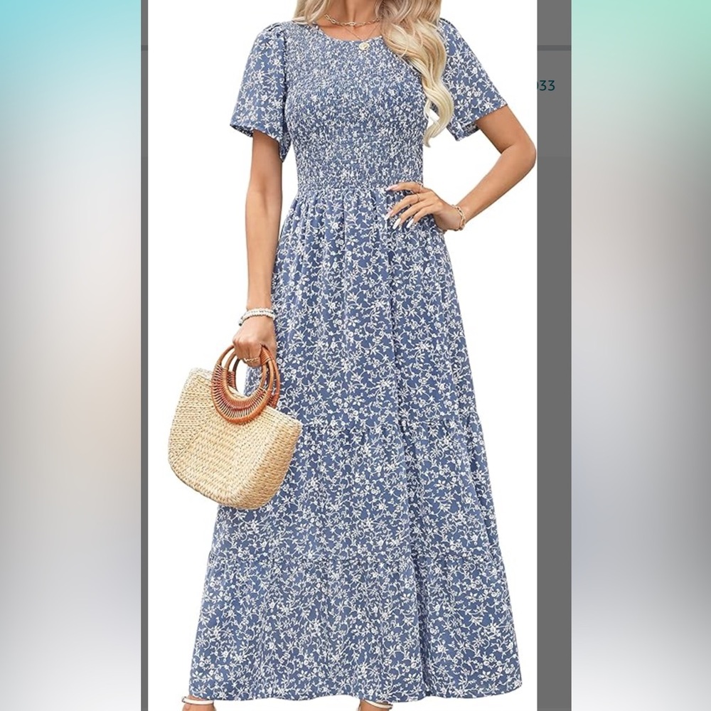 Floral maxi dress